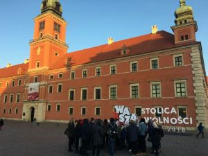 Wycieczka do Warszawy uczniów Zespołu Szkól i Przedszkola w Miotku